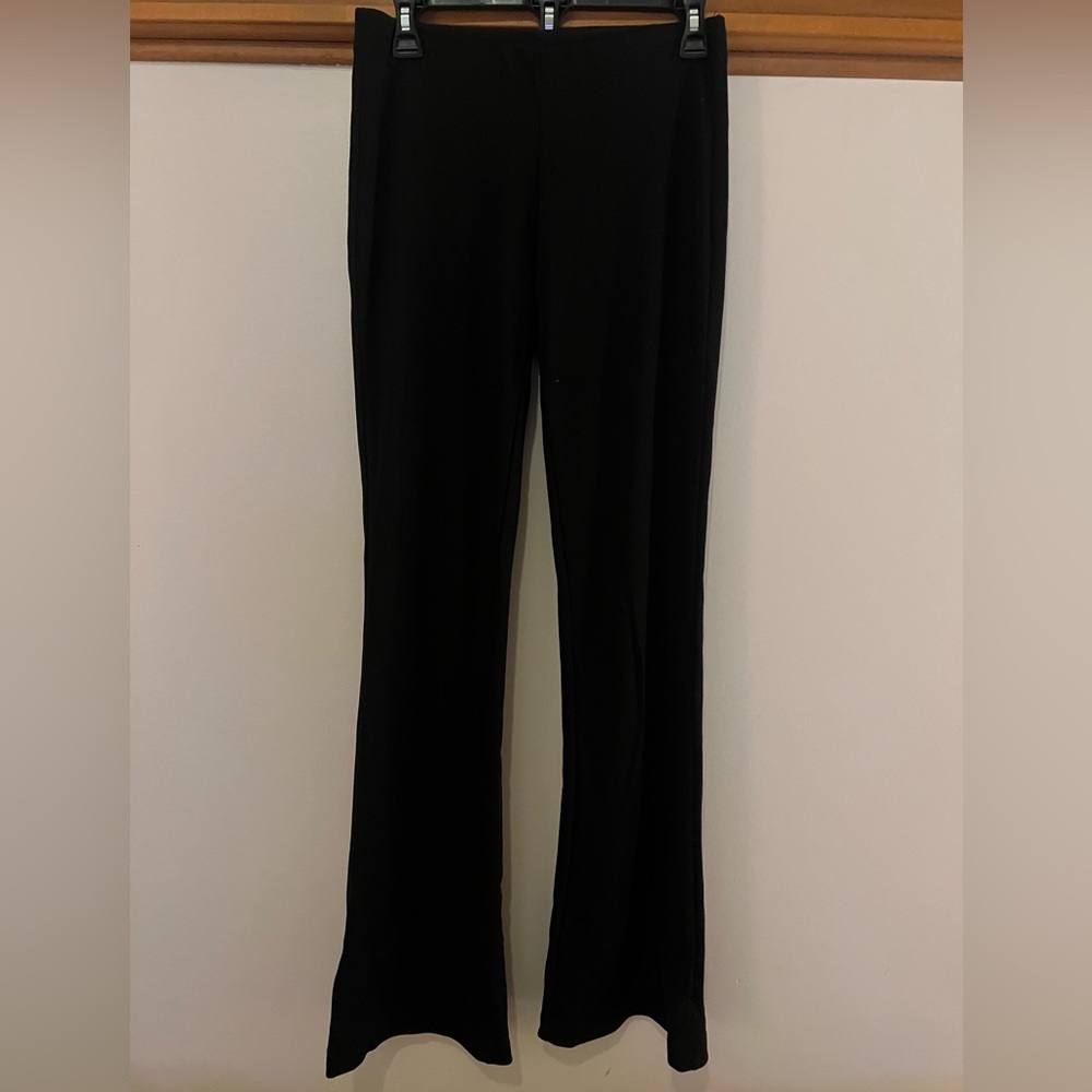 Black pants that flare